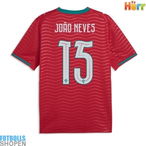 Billiga Portugal Joao Neves #15 Hemmatröja VM 2026 Kortärmad